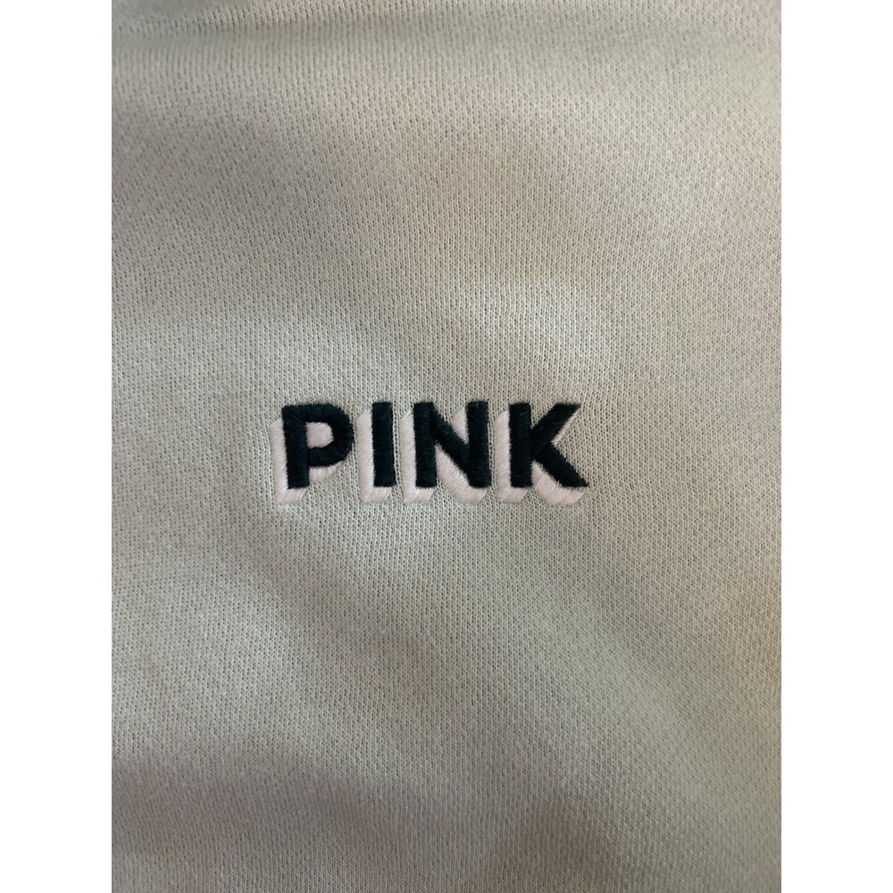 Ski Aspen Y2K Pink Graphic Sweatshirt Mint Green Skiing Crewneck Pullover Size M - Picture 3 of 5
